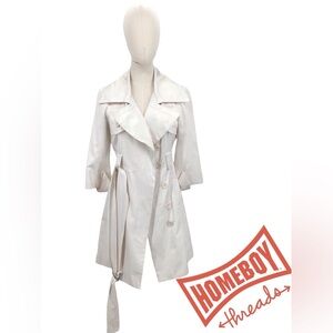 bebe White Trench Coat